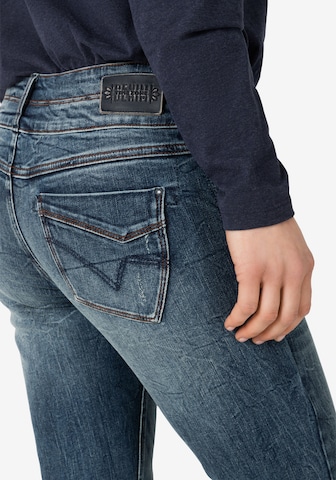TIMEZONE Slimfit Jeans 'Enya' i blå
