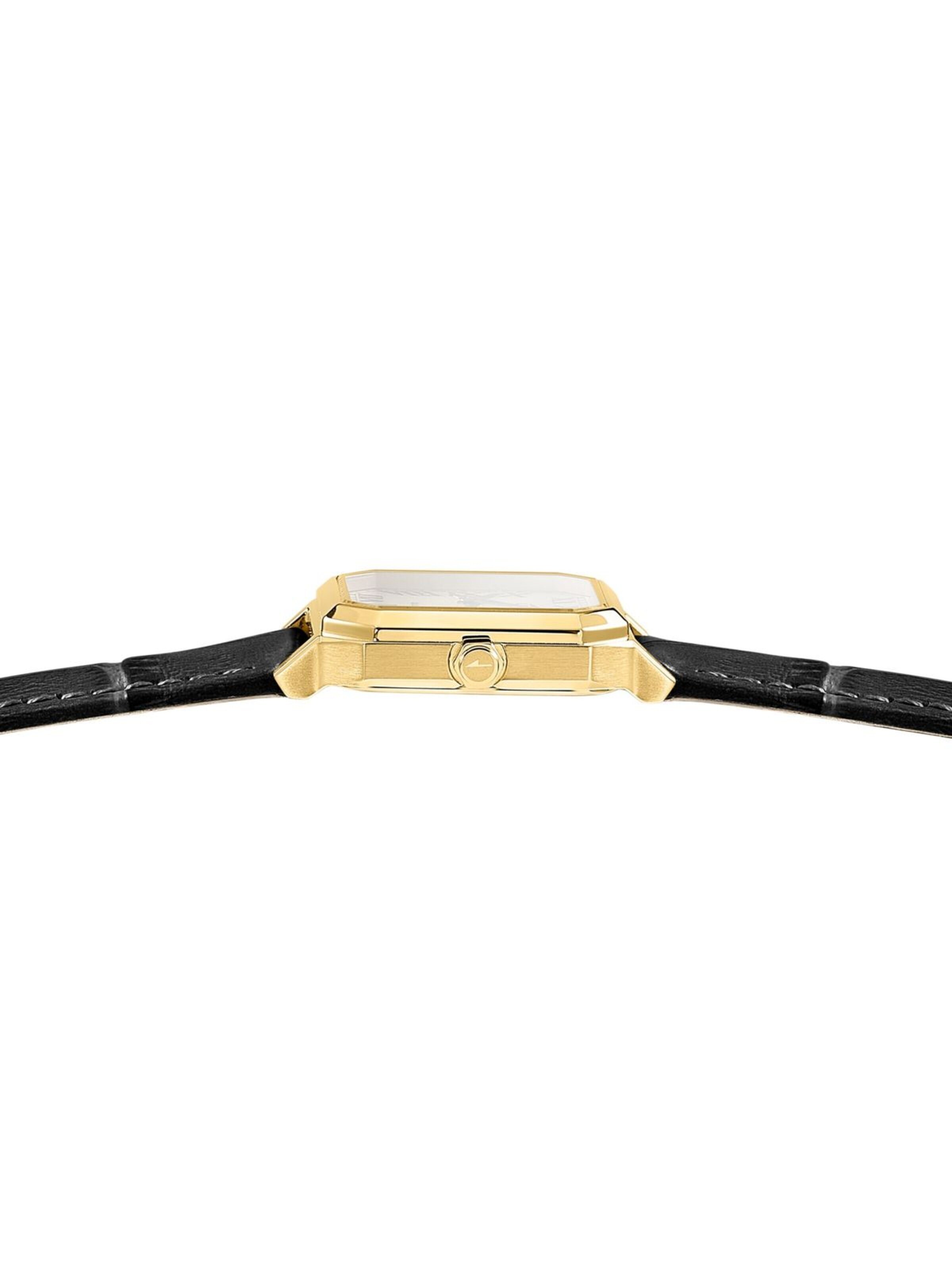 Lotus Analoog horloge in Zwart