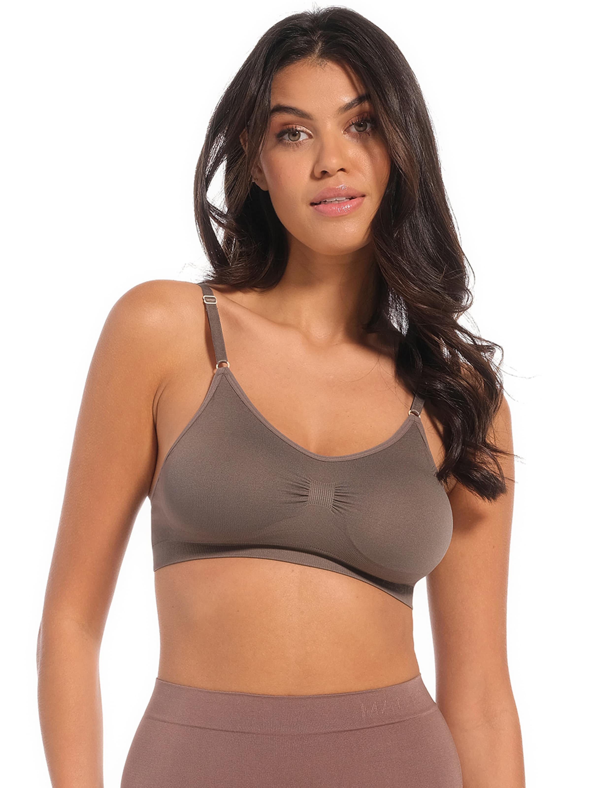 MAGIC Bodyfashion Bustier BH i brun: forside