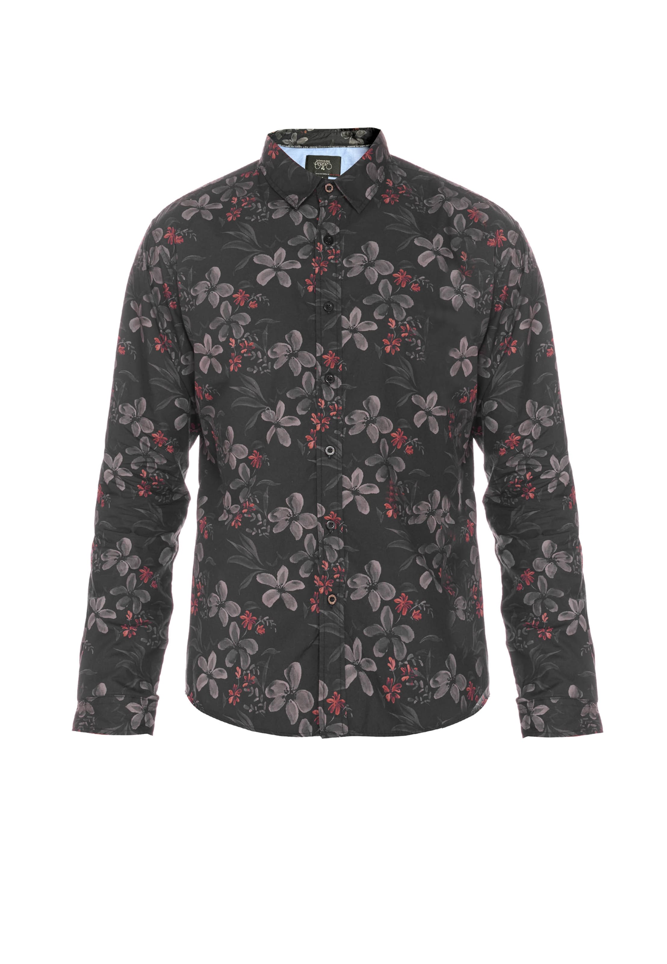 Coupe regular Chemise 'Rikel' Le Temps Des Cerises en noir : devant