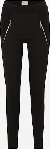 PULZ Jeans Slimfit Παντελόνι 'Kira' σε μαύρο: μπροστά