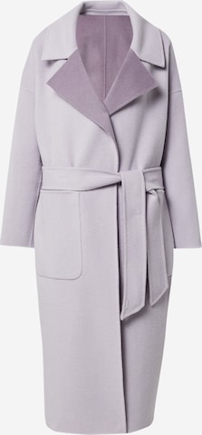 Calvin Klein Ανοιξιάτικο και φθινοπωρινό παλτό σε λιλά: μπροστά