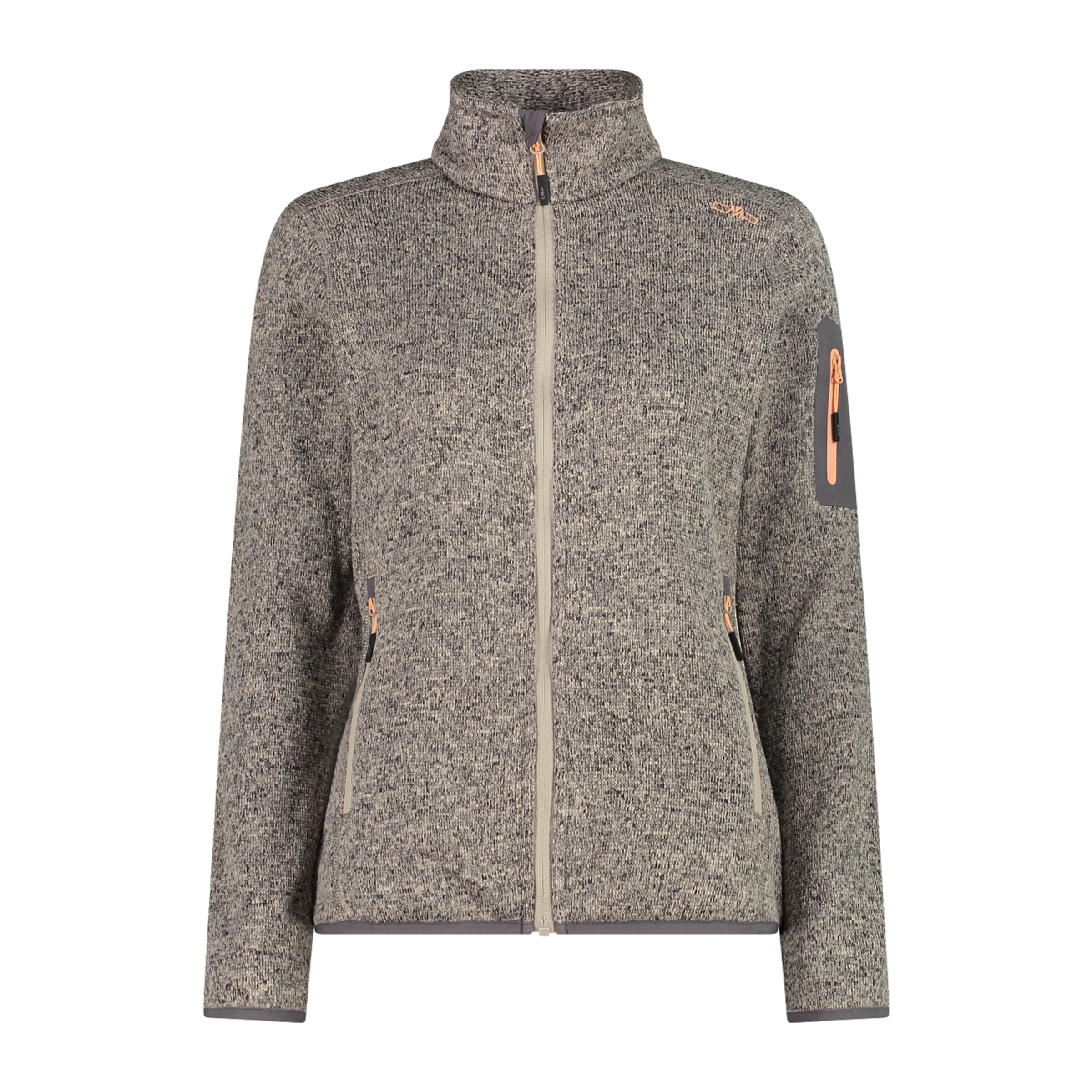 CMP Funktionsfleecejacke in Beige: Vorderseite