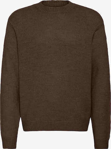 Pull-over ' SDHamdani ' !Solid en marron : devant