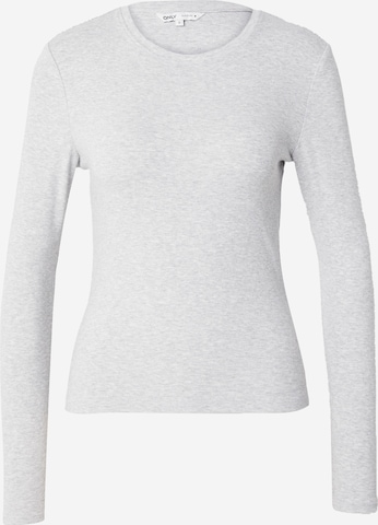 T-shirt 'ONLRiley' ONLY en gris : devant