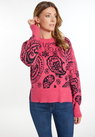 usha FESTIVAL Sweater 'Rakata' in Red: front