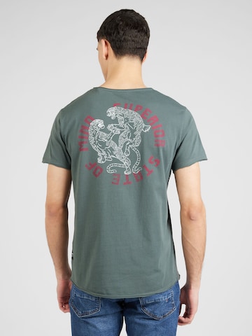 Key Largo Shirt 'MT STATE OF MIND' in Green