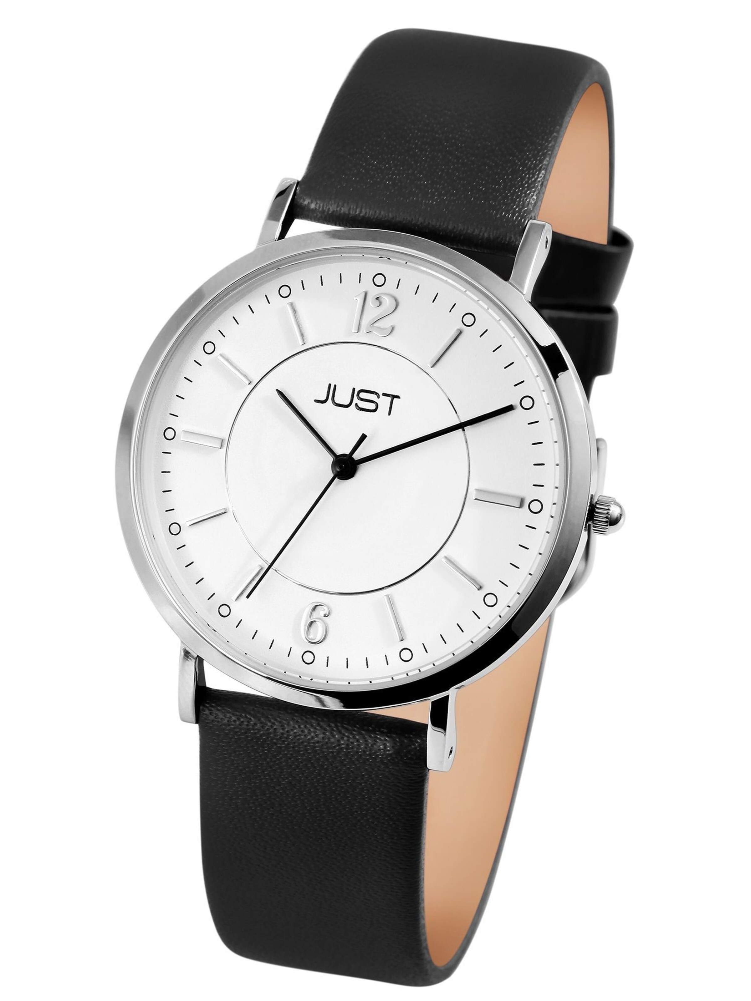 JUST Analog Watch 'Lenia' in Black: front
