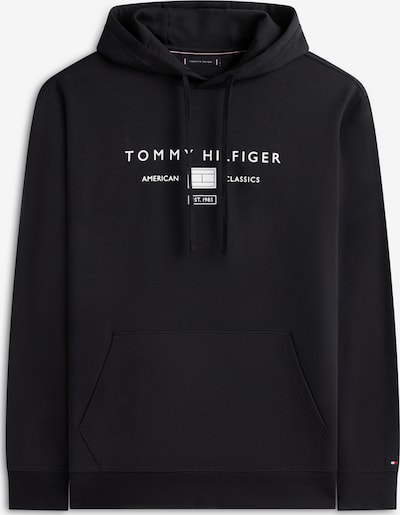 Tommy Hilfiger Big & Tall Sweater majica 'BRAND LOVE' veličine XXL u crna / bijela, Pregled proizvoda