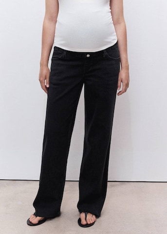MANGO Wide leg Jeans 'Widemum' in Black