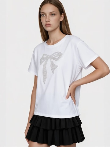 Maglietta di MSN Collection in bianco: frontale