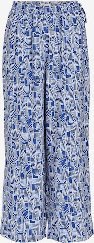 OBJECT - Perna larga Calças 'DAYA' em azul: frente