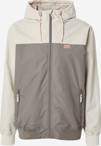 Iriedaily Between-season jacket 'Auf Deck' in Grey: front
