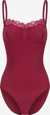 Body modellante di cfab in rosa: frontale
