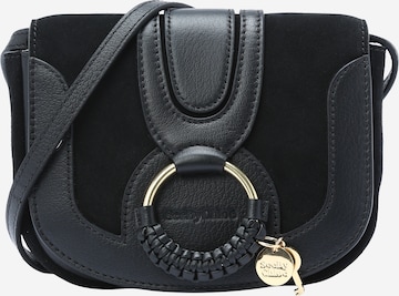 Borsa a tracolla di See by Chloé in nero: frontale