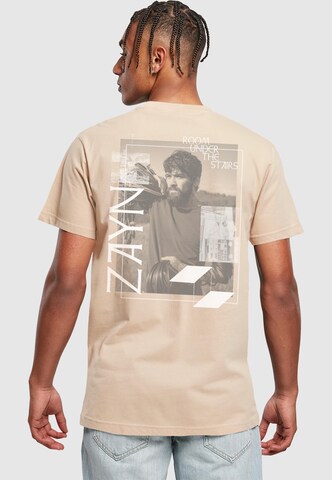 T-Shirt 'Zayn - Indigo' Merchcode en beige : devant