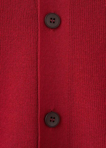 MANGO MAN Regular Fit Strickjacke 'Lino-H' in Rot