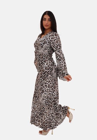 Elara Kjole 'Abaya' i beige