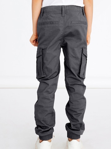NAME IT Tapered Pants 'Bamgo' in Grey