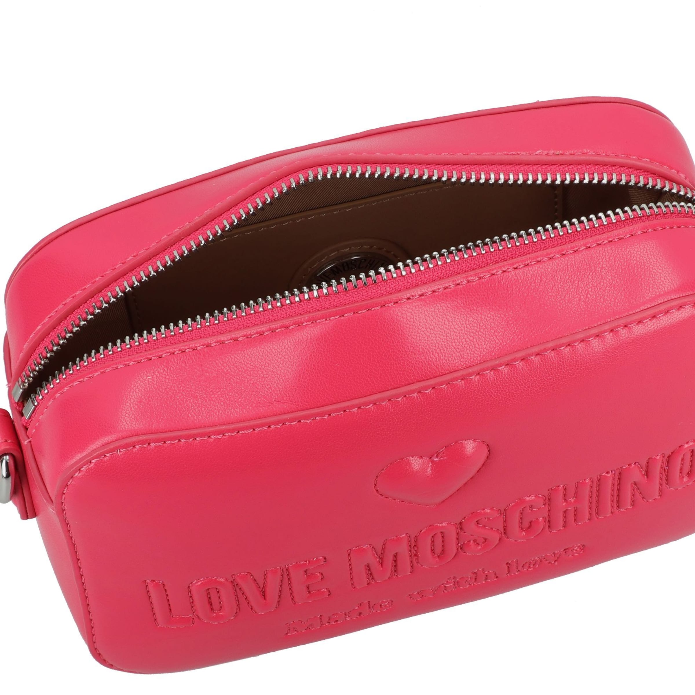 Borsa a tracolla 'Ember' di Love Moschino in rosa