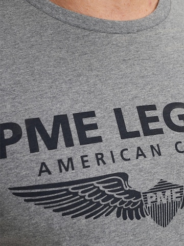 PME Legend Bluser & t-shirts 'T-shirt with logo' i grå