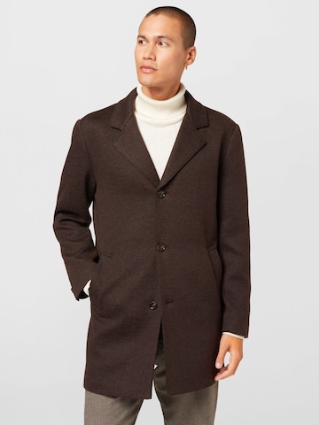 s.Oliver Between-Seasons Coat in Brown: front