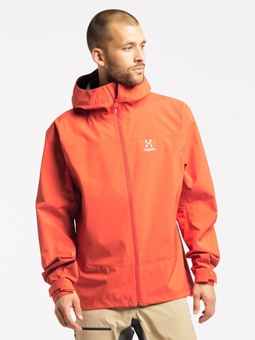 Haglöfs Outdoorjacke 'Spate' in Orange: Vorderseite