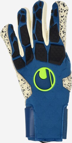 UHLSPORT Athletic Gloves in Blue