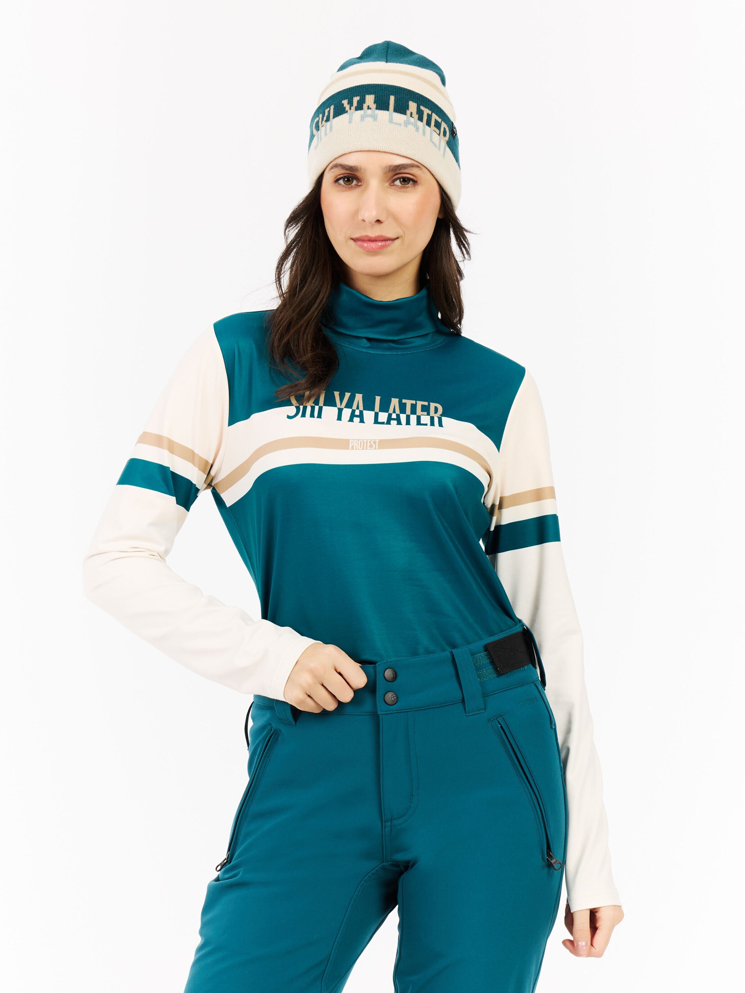 PROTEST Athletic Sweatshirt 'PRTCreate' in Blue: front