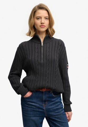 Pull-over Superdry & Co en gris : devant