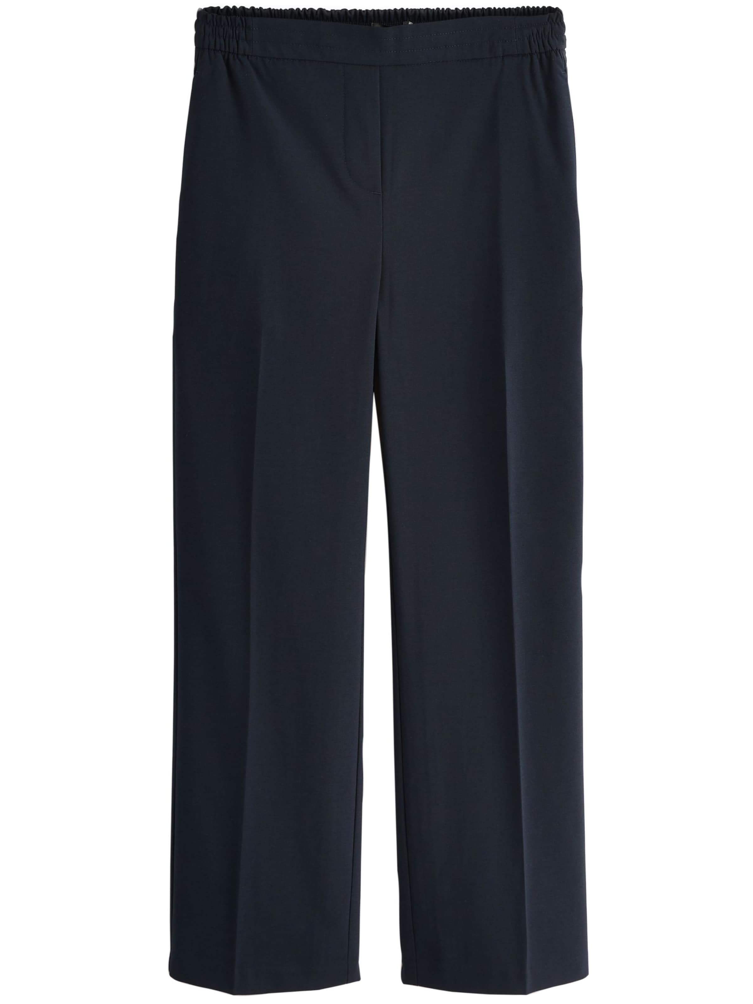 Next Široký strih Nohavice s pukmi - Modrá: predná strana