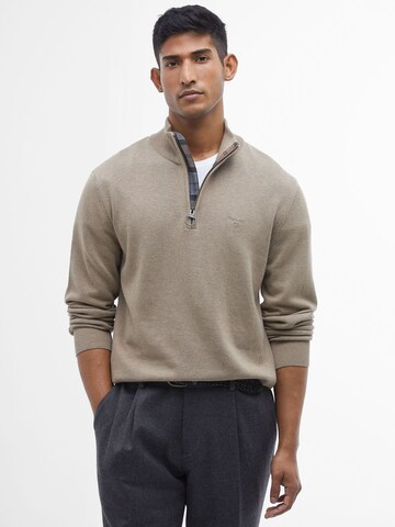 Barbour Pullover in Beige: Vorderseite
