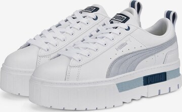 PUMA Platform trainers 'Mayze' in White: front