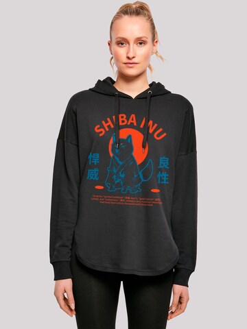 F4NT4STIC Sweatshirt 'Japanischer Shiba Inu Hund' in Zwart: voorkant