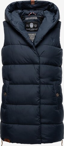 NAVAHOO Bodywarmer 'Madilynaa' in Blauw: voorkant