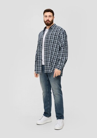 s.Oliver Men Big Sizes Regular Fit Hemd in Blau
