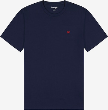 T-Shirt 'SIGN OFF TEE' WRANGLER en bleu : devant