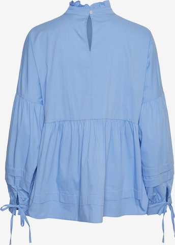 PIECES - Blusa 'Dula' em azul