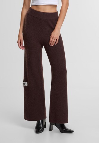 Another Cotton Lab Wide Leg Hose 'Another' in Braun