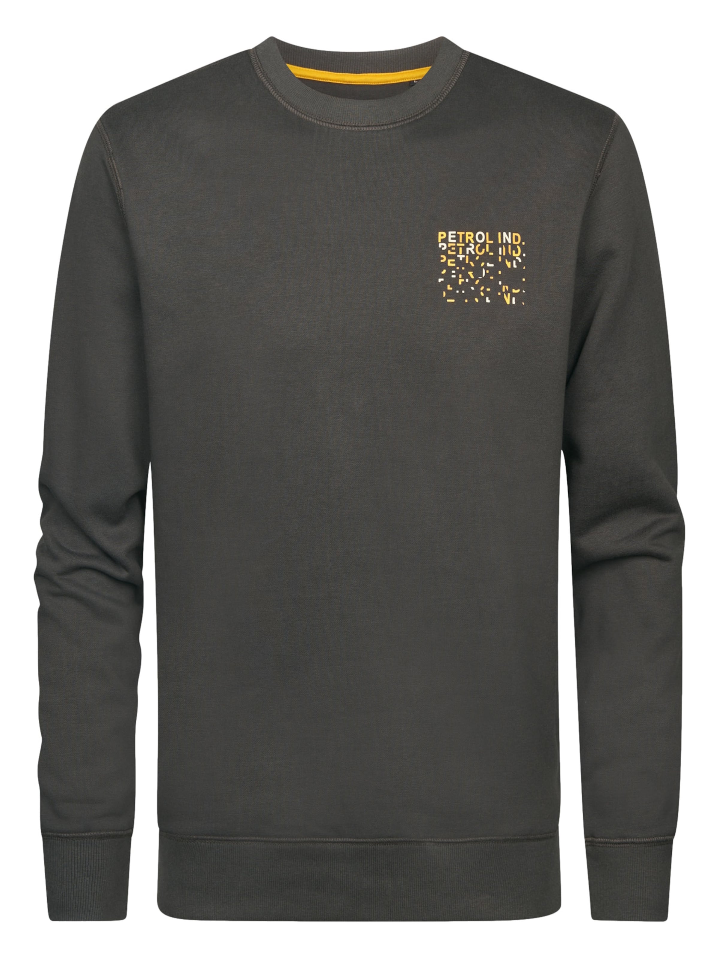 Petrol Industries Sweatshirt in Grijs: voorkant