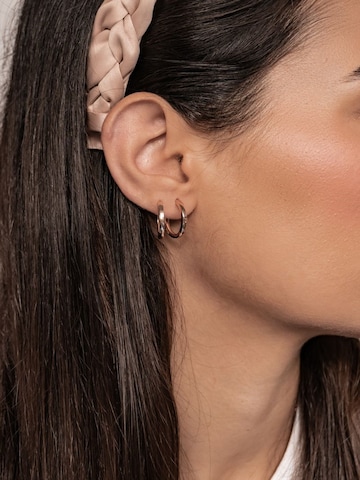 Boucles d'oreilles 'Large Band' Hey Happiness en or