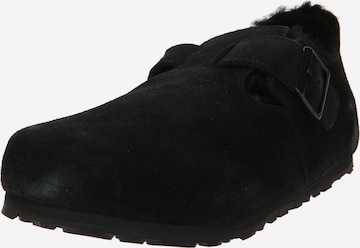 BIRKENSTOCK Slipper 'LEVE' in Schwarz: predná strana