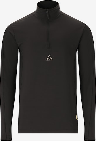 SOS Sports sweater 'Timberline' in Black: front