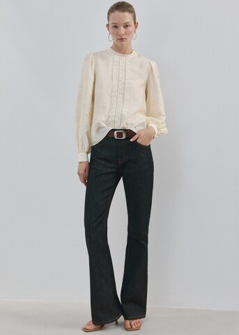 MANGO Blouse 'Inma' in Beige
