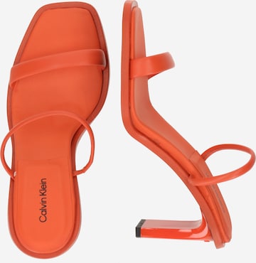 Mule Calvin Klein en rouge