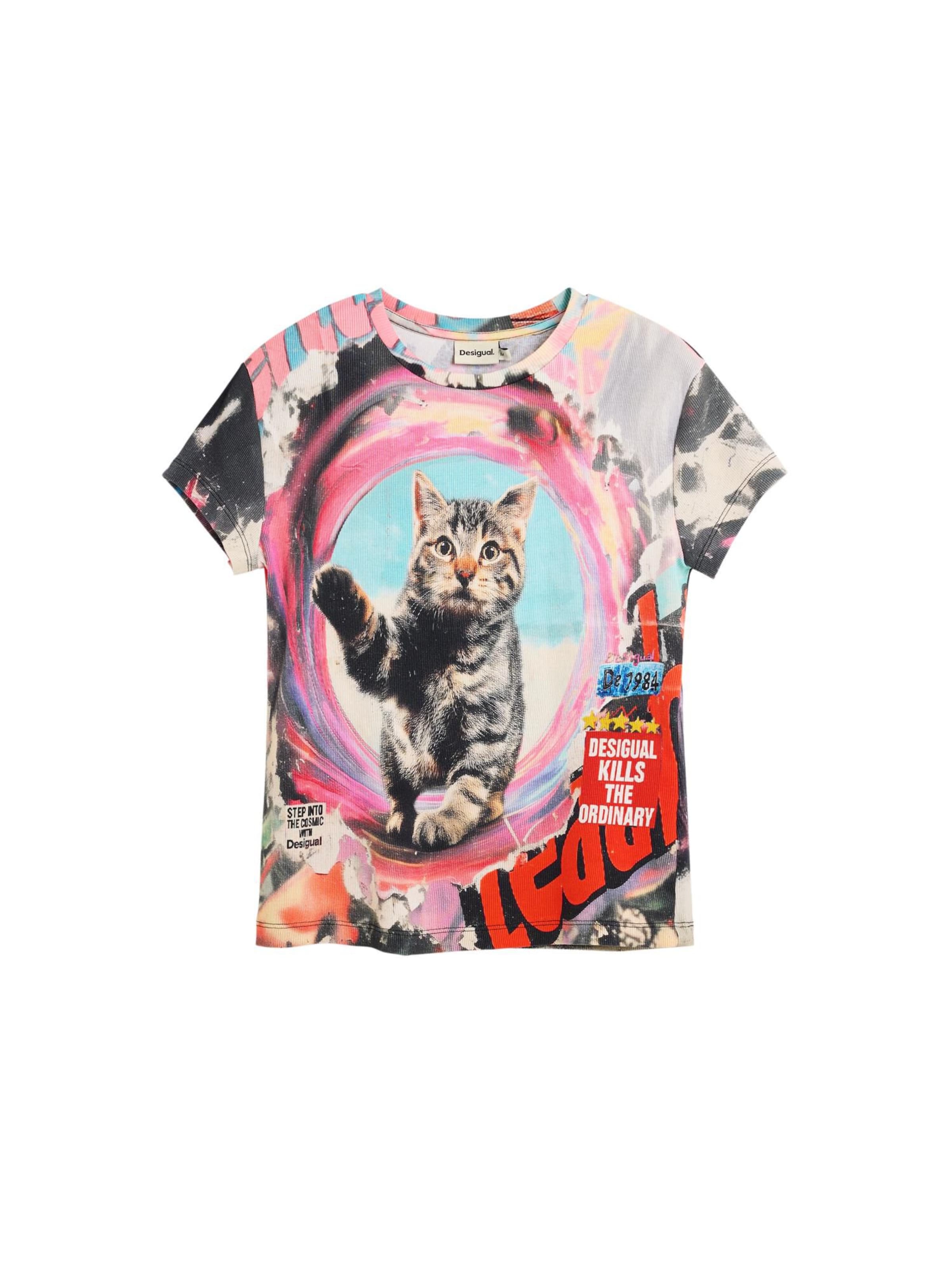 Desigual - Camisa em mistura de cores: frente