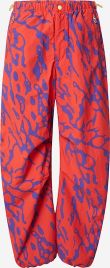 Nike Sportswear Hlače u plava / narančasto crvena / bijela, Pregled proizvoda