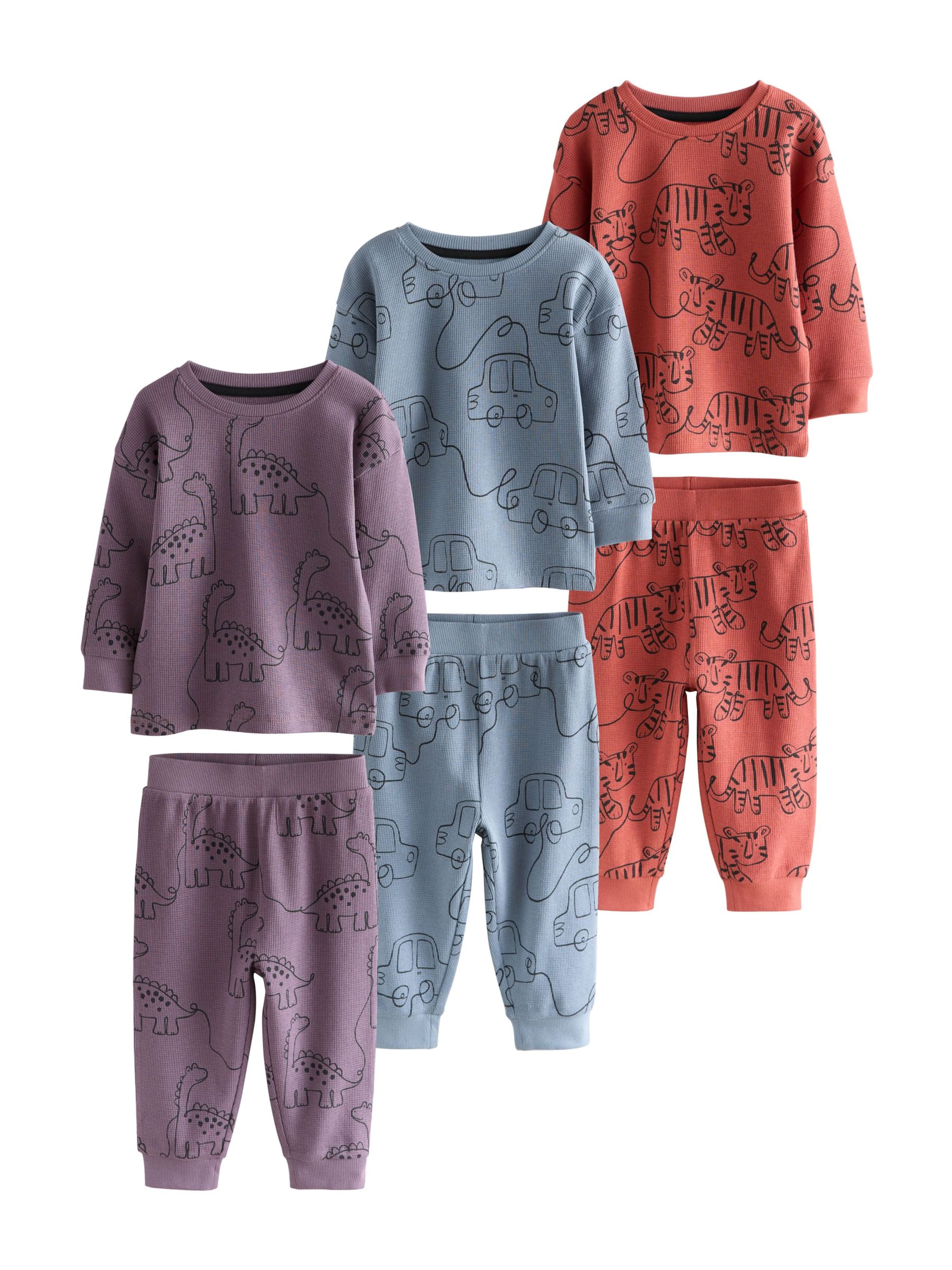 Next Комплект пижама в синьо: отпред