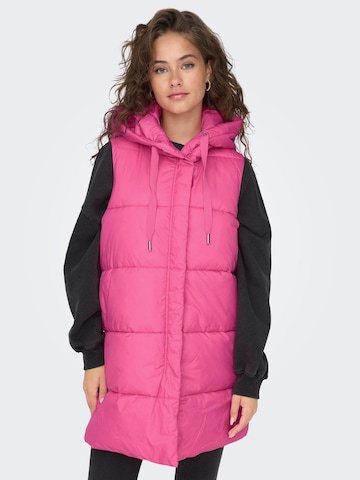 Gilet 'ASTA' di ONLY in rosa: frontale