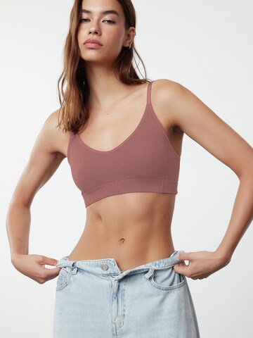 Trendyol - Bustier Sujetador en rosa: frente